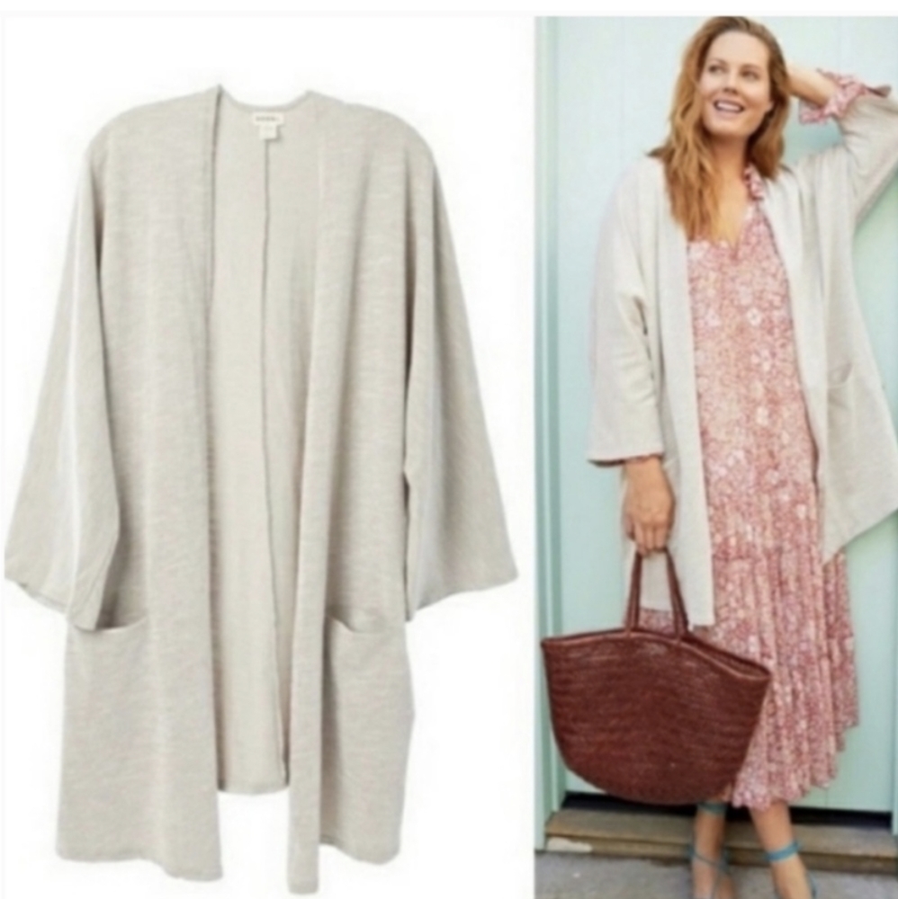 Flash Sale! Donni Ribbed Sweater Coat